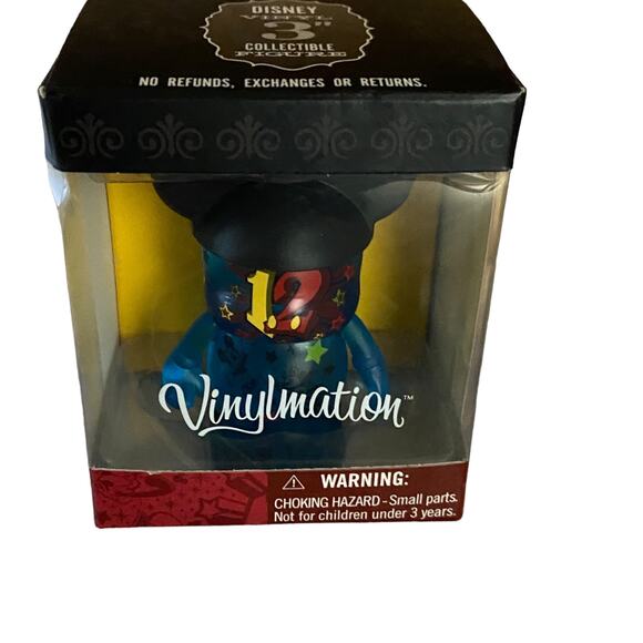 Disney Parks Vinylmation 2012 Series Blue Mickey Mouse Created By Disney Artists - Picture 2 of 7